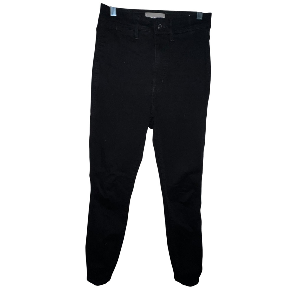 Everlane The Way-High Skinny Jean Black Organic Cotton Size 27 Regular High Rise